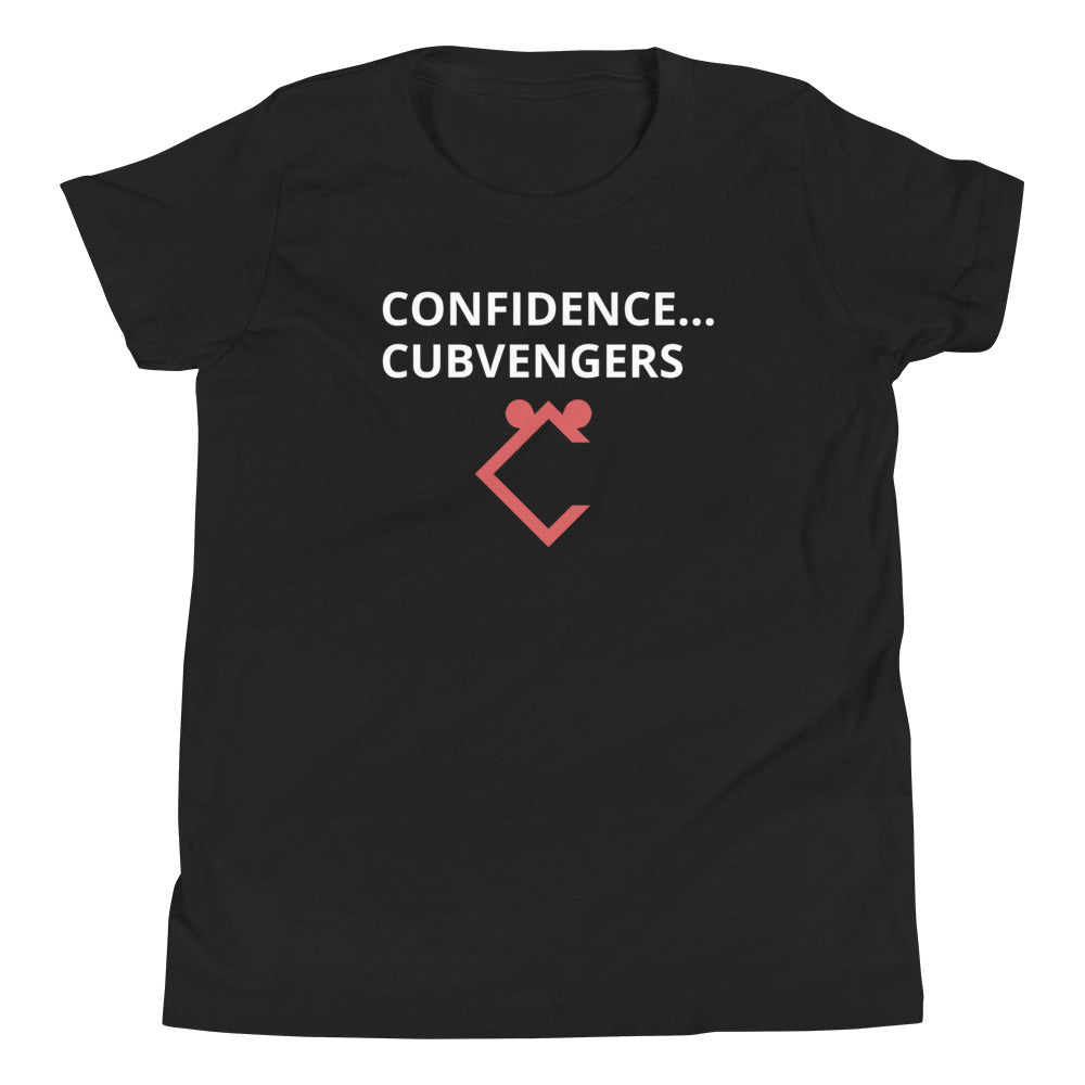 Very Durable Unisex "CONFIDENCE / CUBVENGERS" Print T-Shirt